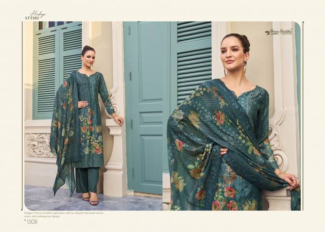 Shree Shalika Vol 105 Embroidery Printed Cotton Salwar Suits Wholesale Online
